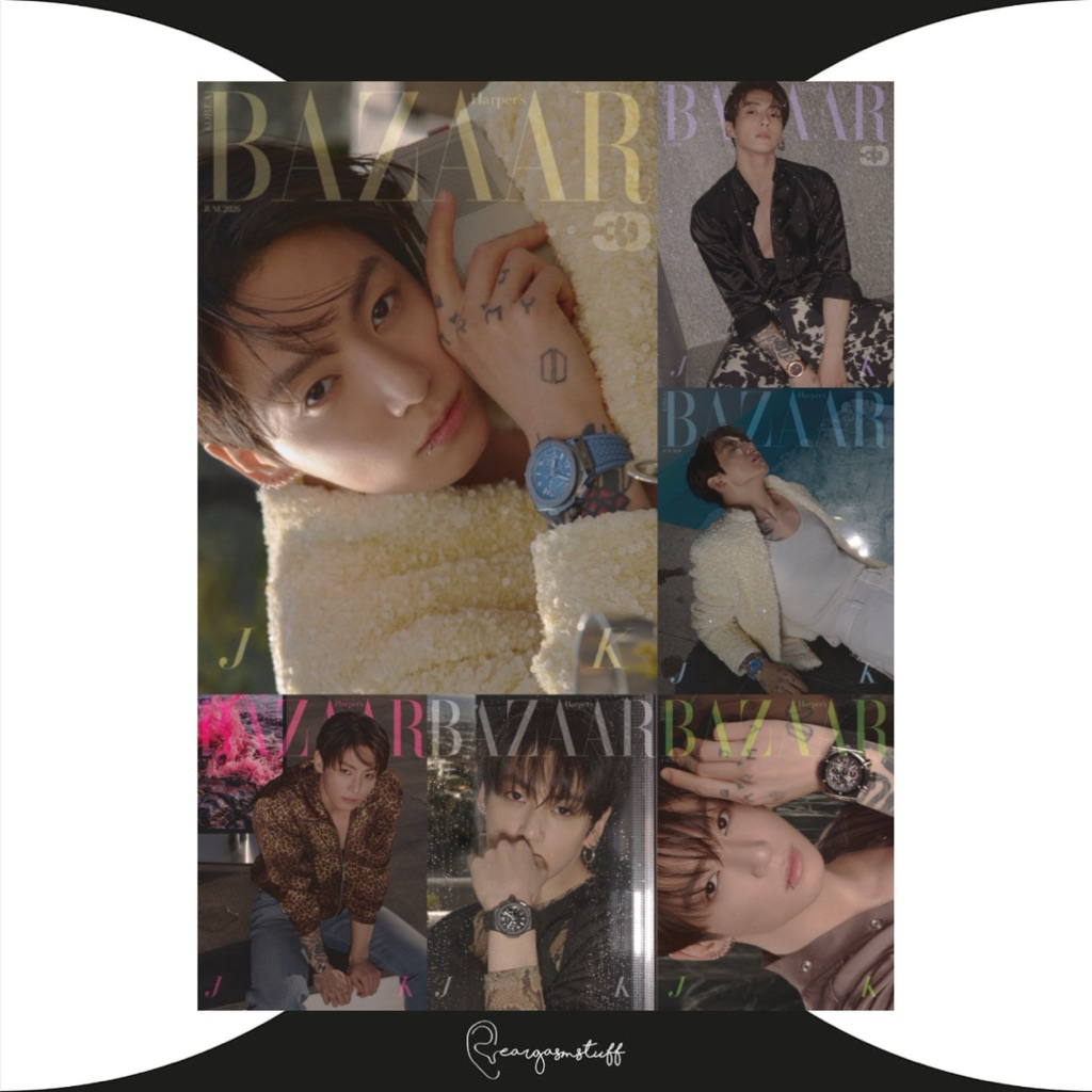 HARPER BAZAAR KOREA JUNE 2026 JUNGKOOK BTS / ZEROBASEONE MAJALAH