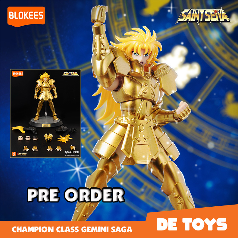 (Pre Order) Blokees Saint Seiya Champion Class Gemini Saga