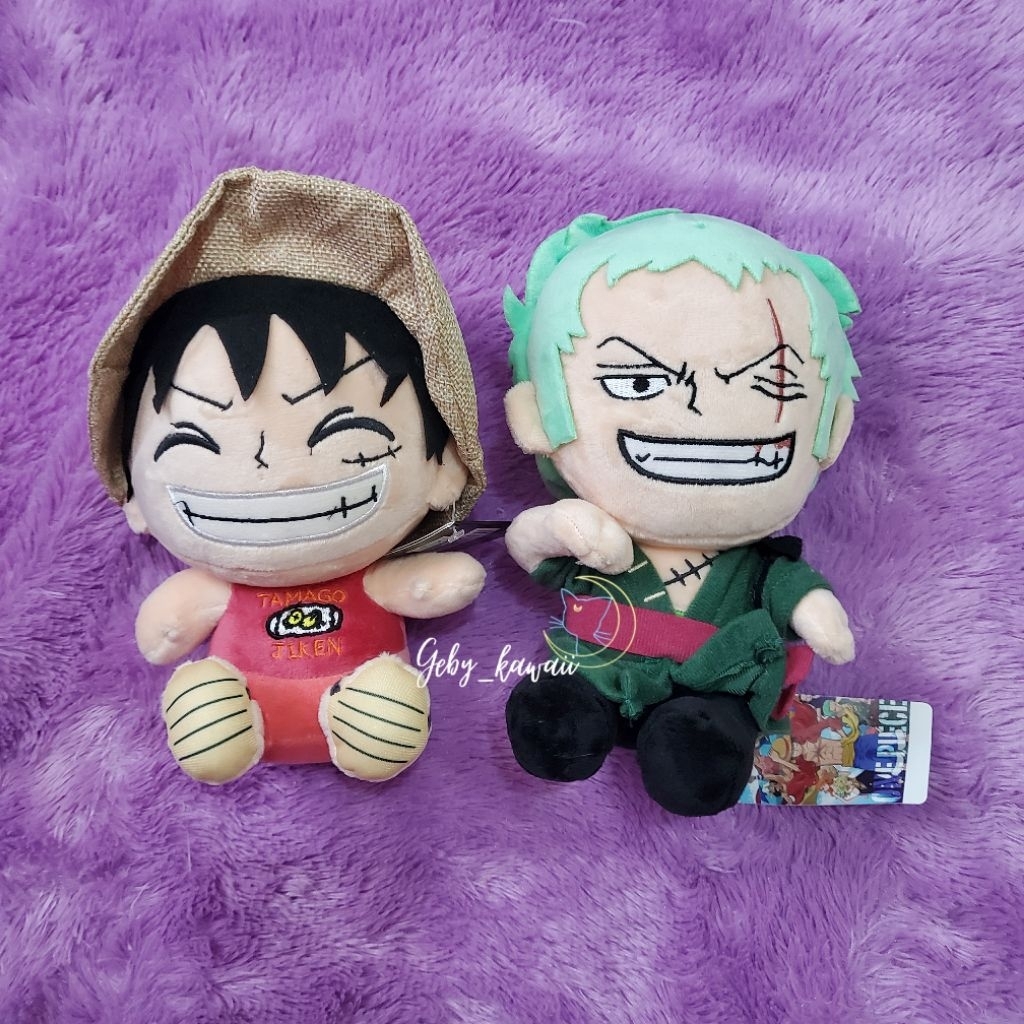 ONE PIECE DOLL PLUSH LUFFY ZORO