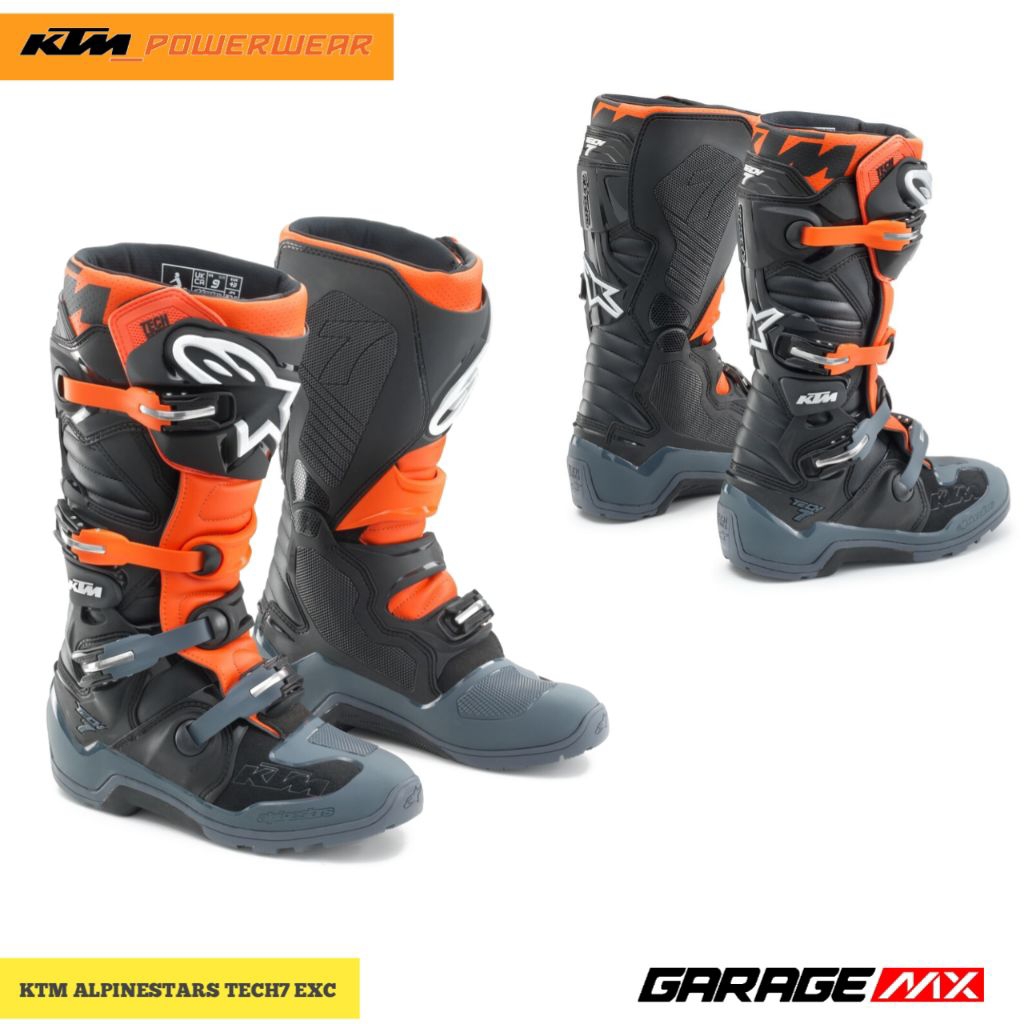 SEPATU KTM ALPINESTARS TECH 7 ENDURO LIMITED EDITION ORIGINAL POWERWEAR
