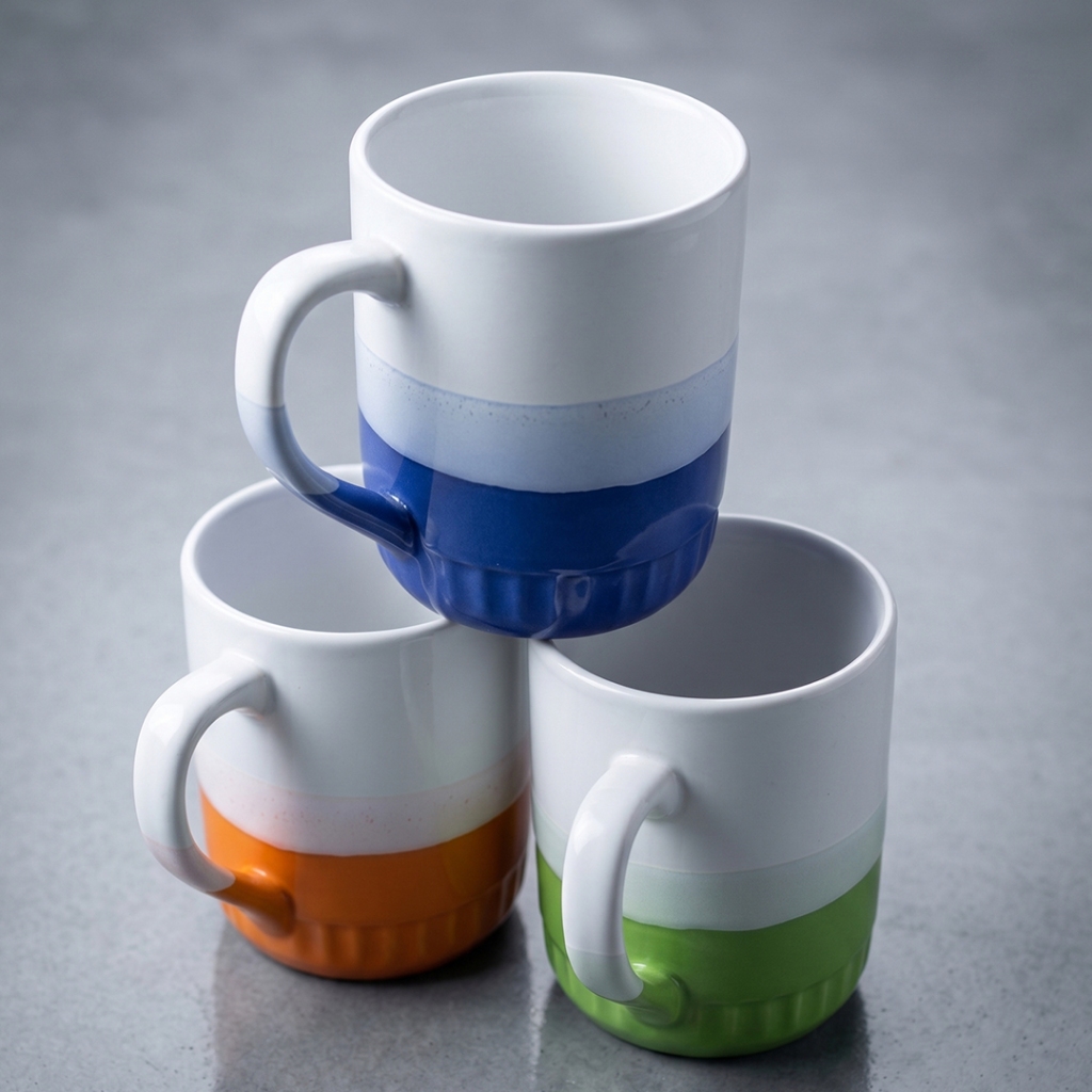 MUG BEER JUMBO WARNA / MUG KERAMIK KAPASITAS BESAR / MUG PREMIUM / GELAS KERAMIK