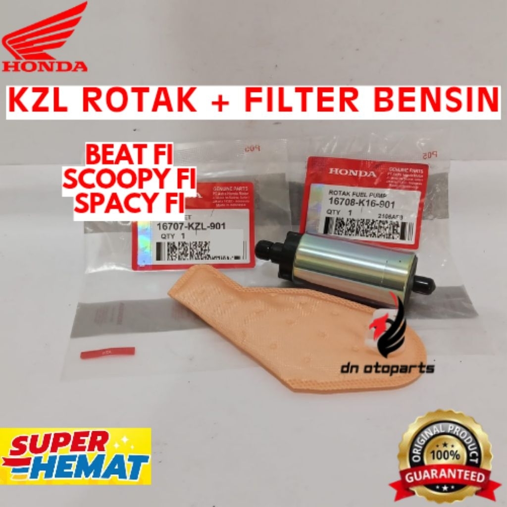 ROTAK + FILTER BENSIN ORIGINAL HONDA KODE KZL, ROTAK + FILTER BENSIN BEAT FI, ROTAK + FILTER BENSIN 