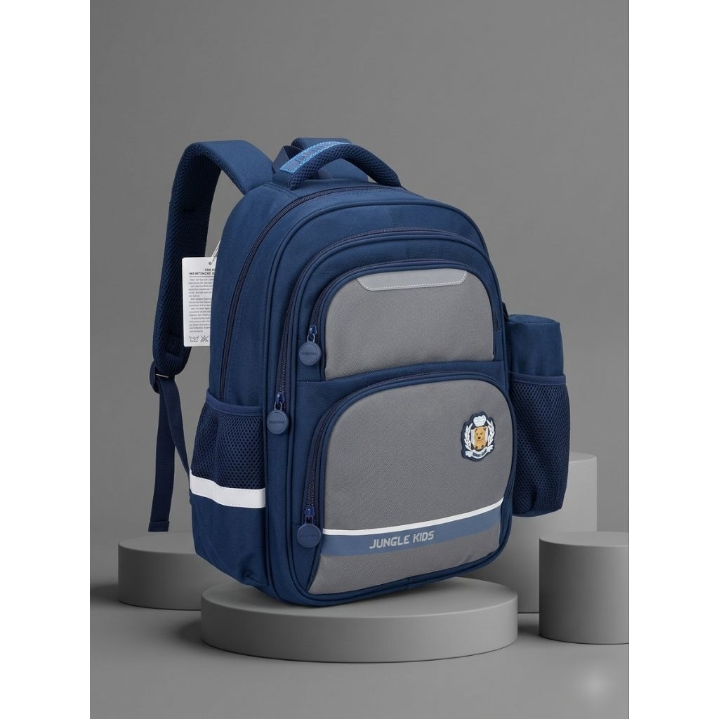 Italy Bags - Tas Ransel Anak Alto Jungle Kids - Backpack Sekolah Laki-laki SD - Biru AbuAlto Jungle 