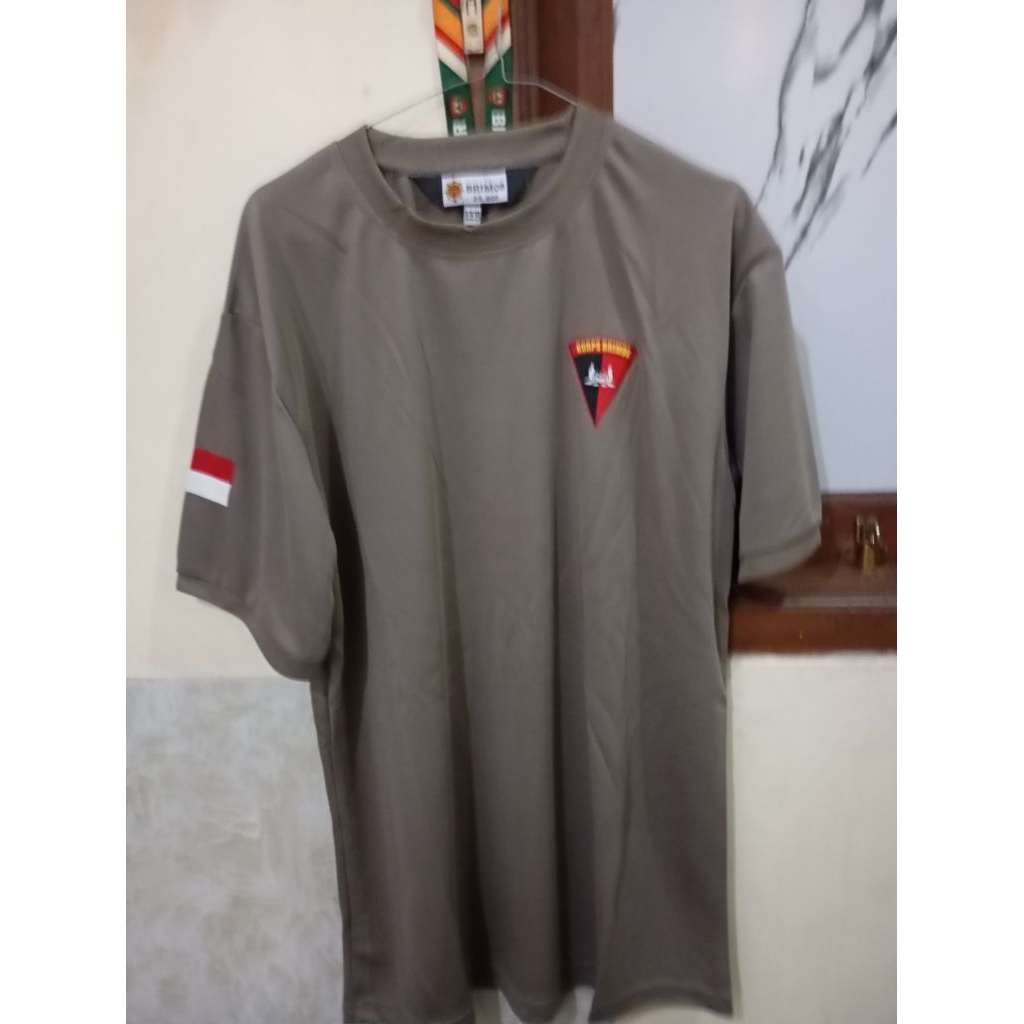 kaos dalam polisi jatah brimob polri / baju dalam pdl polri brimob