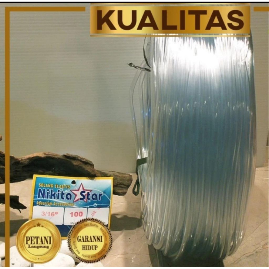 Sambungan Selang Aerator T dng Gerigi utk Aquarium Ikan Hias Aquascape