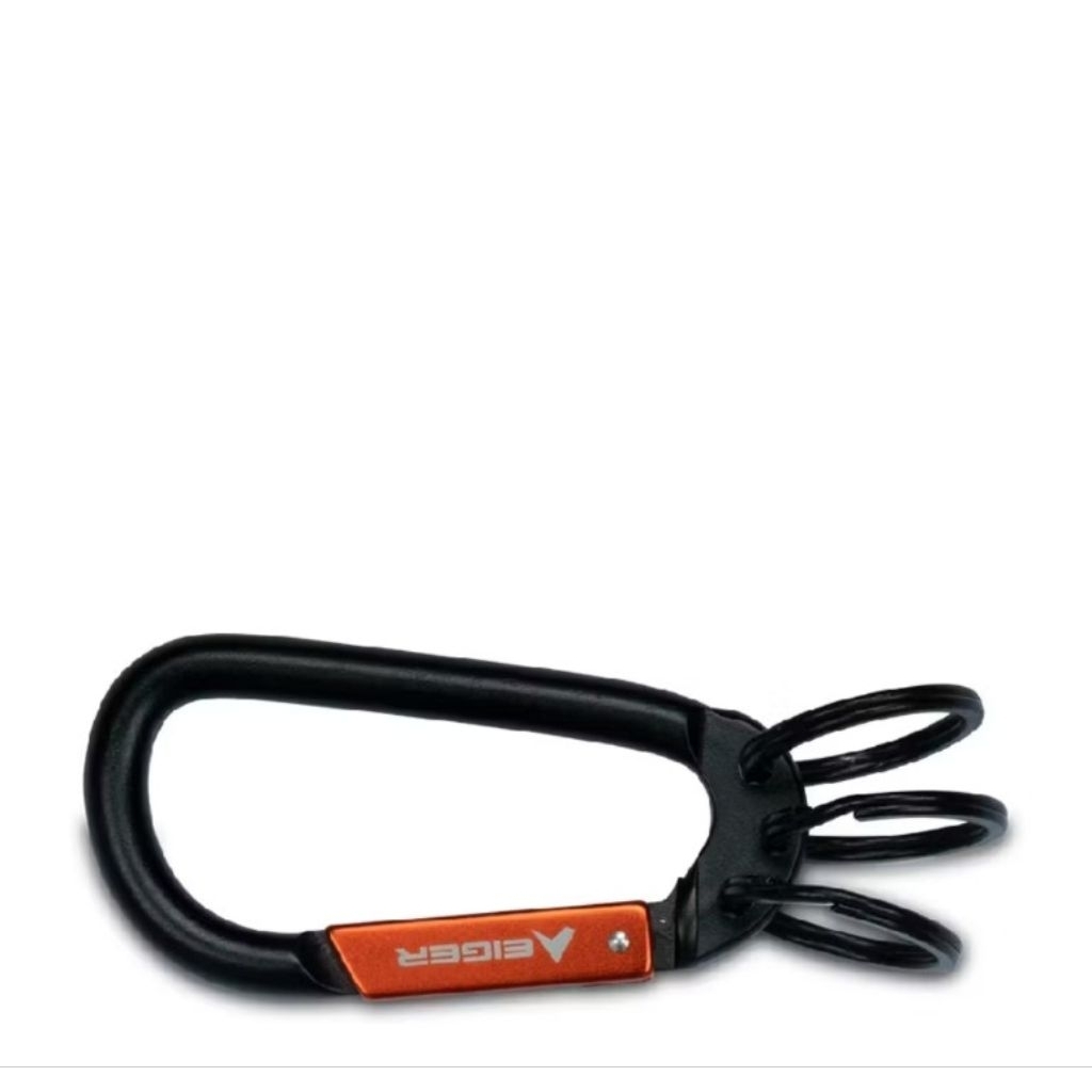 Eiger Original Ochain Carabiner Keychain Black