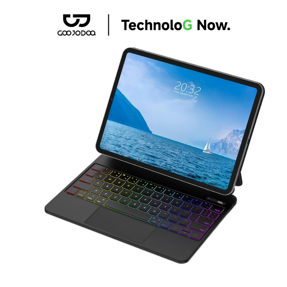 2024 New GOOJODOQ for Magic Keyboard Case For iPad Air 4/5 Air6 11 iPad Pro 11 2024 Floating Cantile