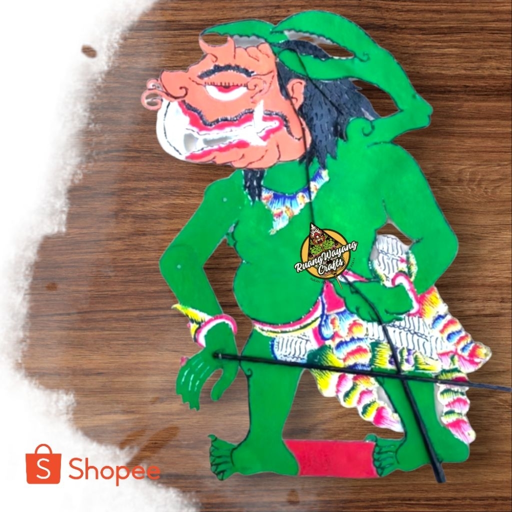 Wayang Kulit Asli Yuyu Rumpung Uk Standar Dalang