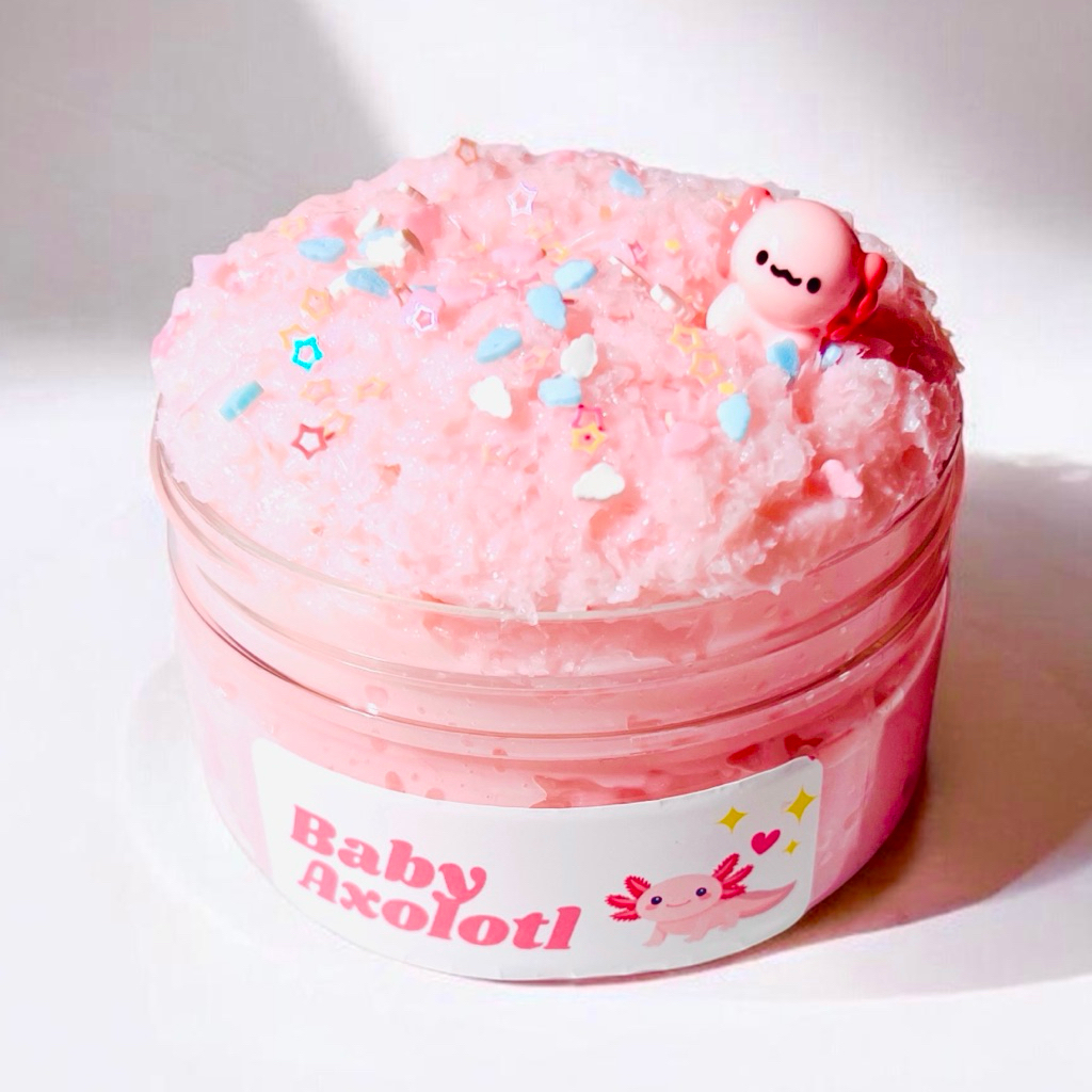 ZENIN Baby Axolotl Snowfuzz Slime