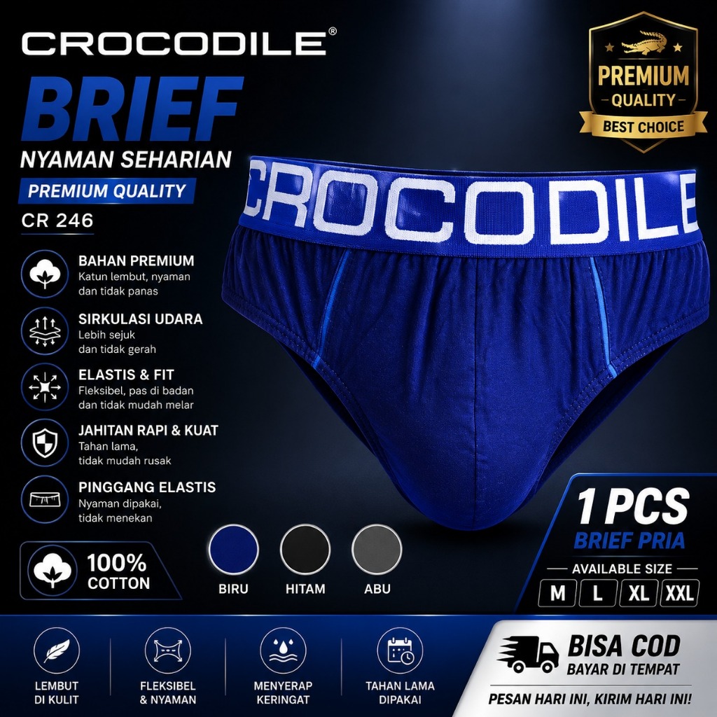 Celana Dalam Pria CR0C0D1L3 CR 246 Isi 1Pcs