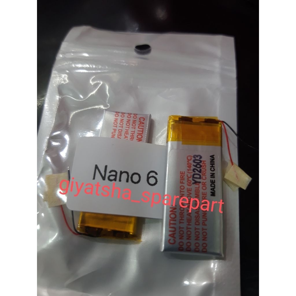 Batre Battery Baterai Ipod Nano 6  Realpict Ready