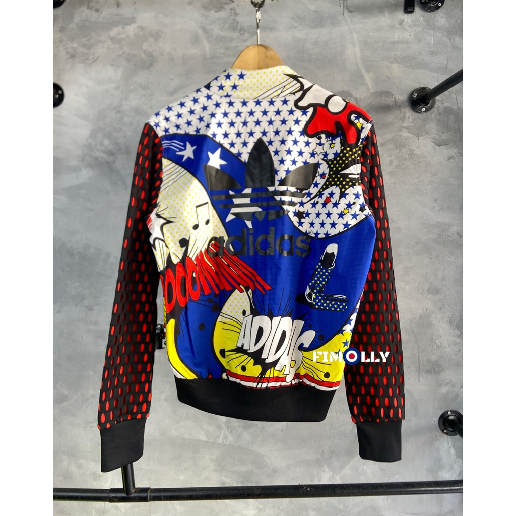 tracktop Adidas x Rita Ora allover printed