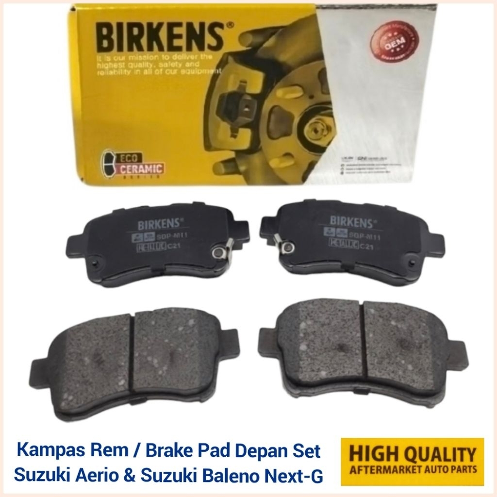 Kampas Rem Depan Suzuki Baleno Next G Aerio Brakepad Baleno Nextg Next-G Aerio