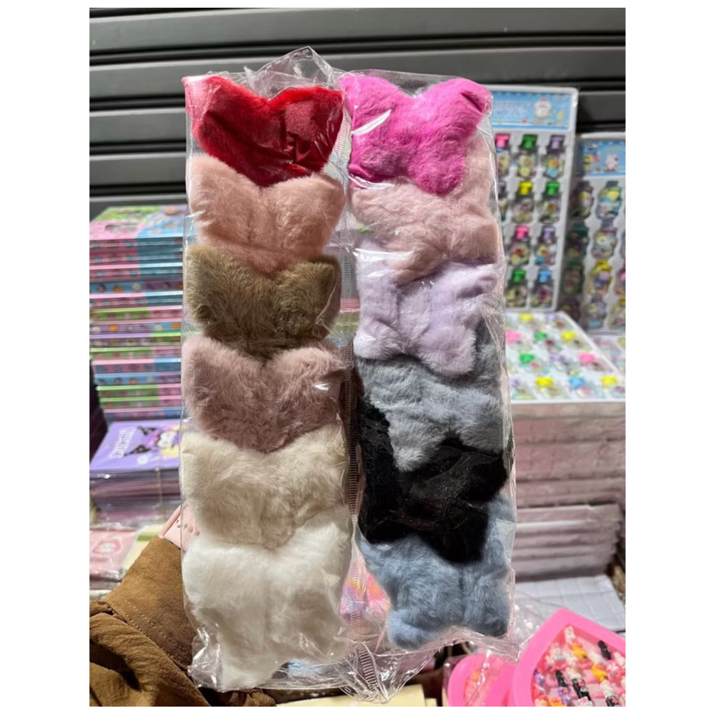 (12pcs) Salon Bulu Kupu-Kupu Warna Mix