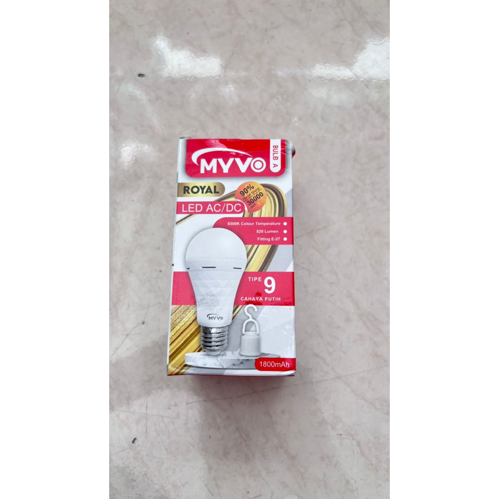 LAMPU EMERGENCY LED AJAIB MYVO 9W
