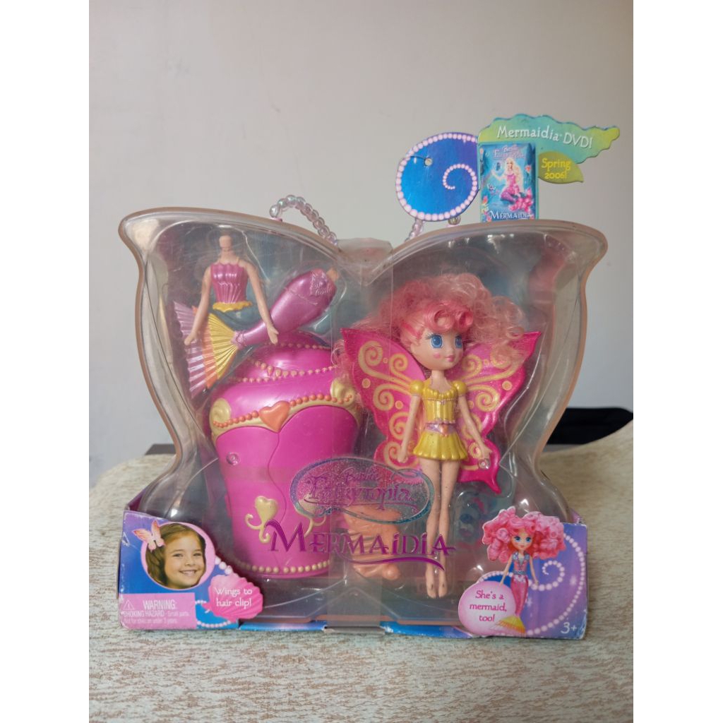 Rare Barbie Fairytopia Mermaidia Seabutterfly 2006