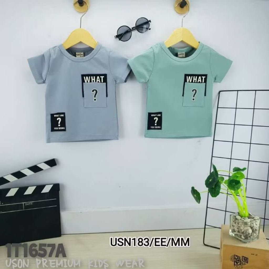Uson Baju Kaos Baby Laki-laki 0-6 Bulan/Baju Kaos Oblong Bayi laki-laki