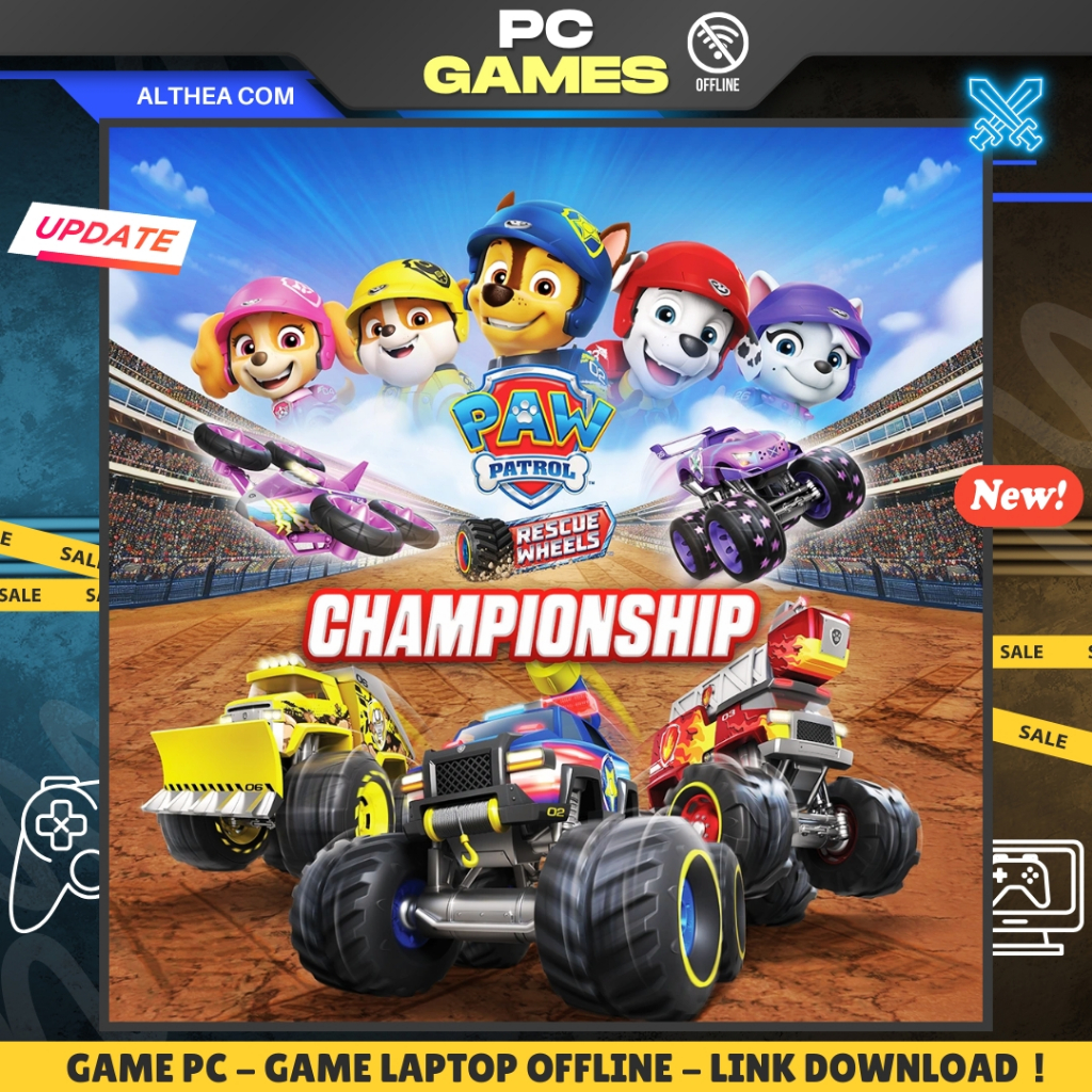 PAW PATROL RESCUE WHEELS : CHAMPIONSHIP - RACING - FAMILY - CASUAL - GAME PC / LAPTOP - OFFLINE