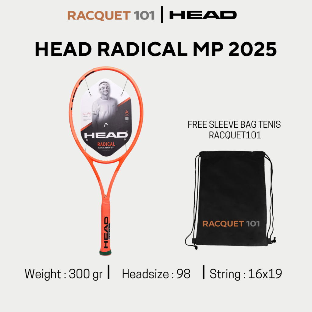 Raket Tennis Head Radical MP 2025 By Racquet101