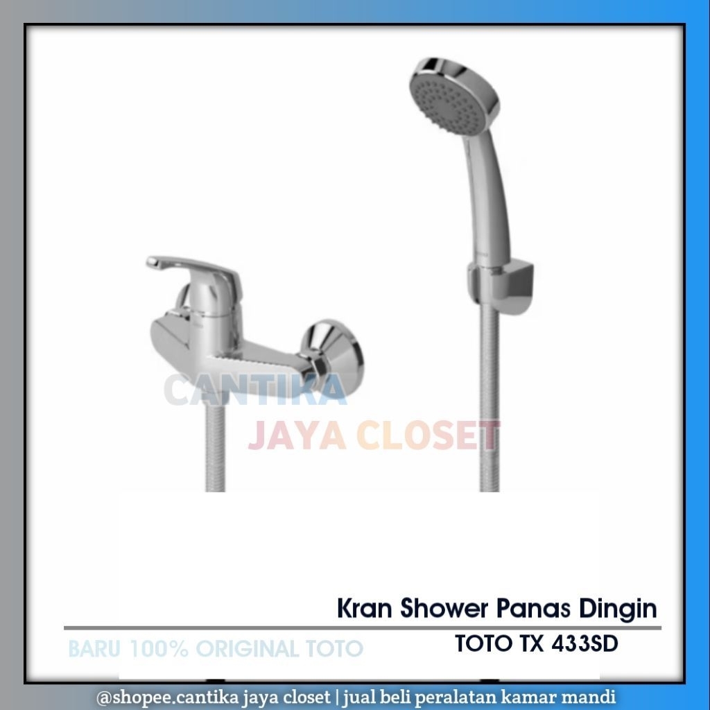 Set Shower || Kran Shower Toto 433SD || Baru || Original Toto
