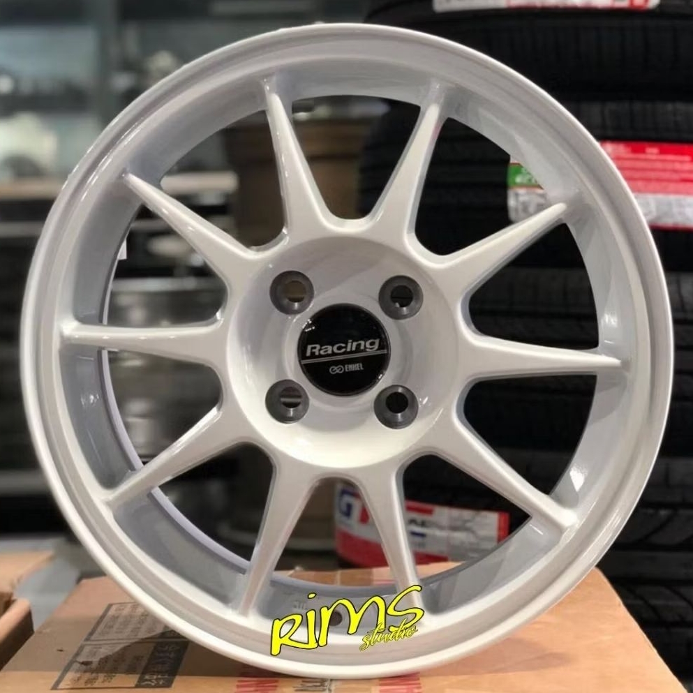 velg ENKEI TARMAC V2 r15 lebar 6,5 pcd 4x100 et 40 velg mobil ring 15 pnp mobil agya ayla swift fron