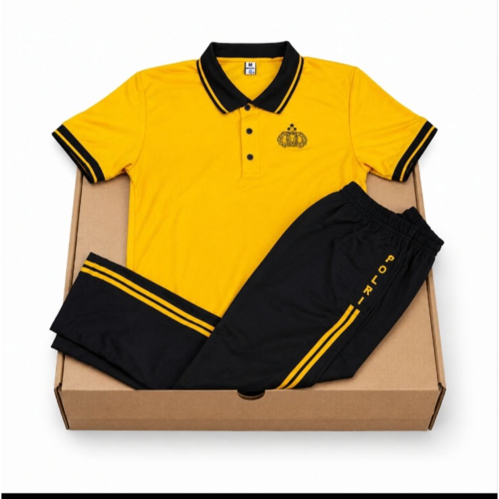 baju olahraga jatah polri mabes brimob Polda/ setelan olahraga lari