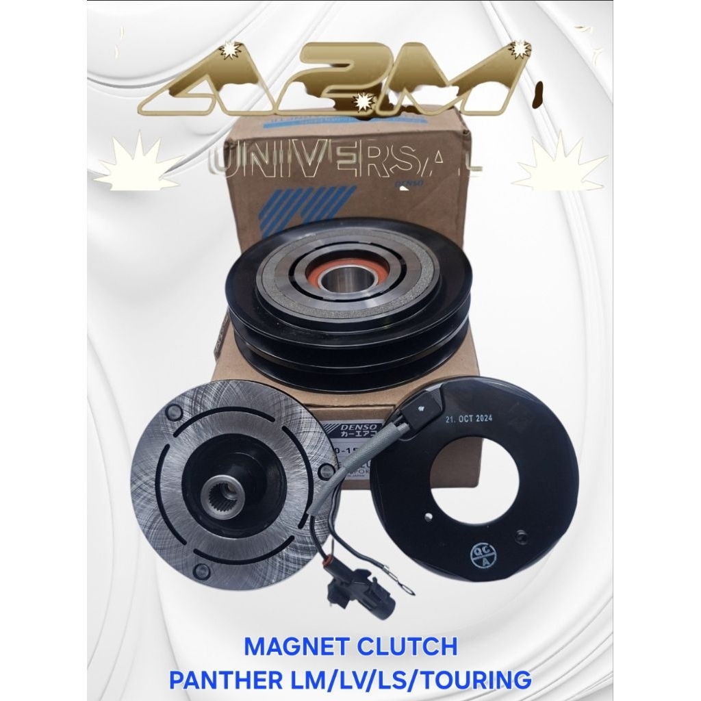 MAGNET CLUTCH PULLY PULI PULLEY KOMPRESOR AC MOBIL PANTHER R134 LM/LV/LS/TOURING