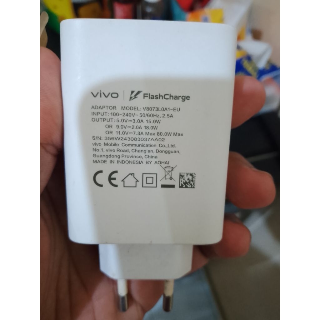 charger ori vivo 80watt copotan