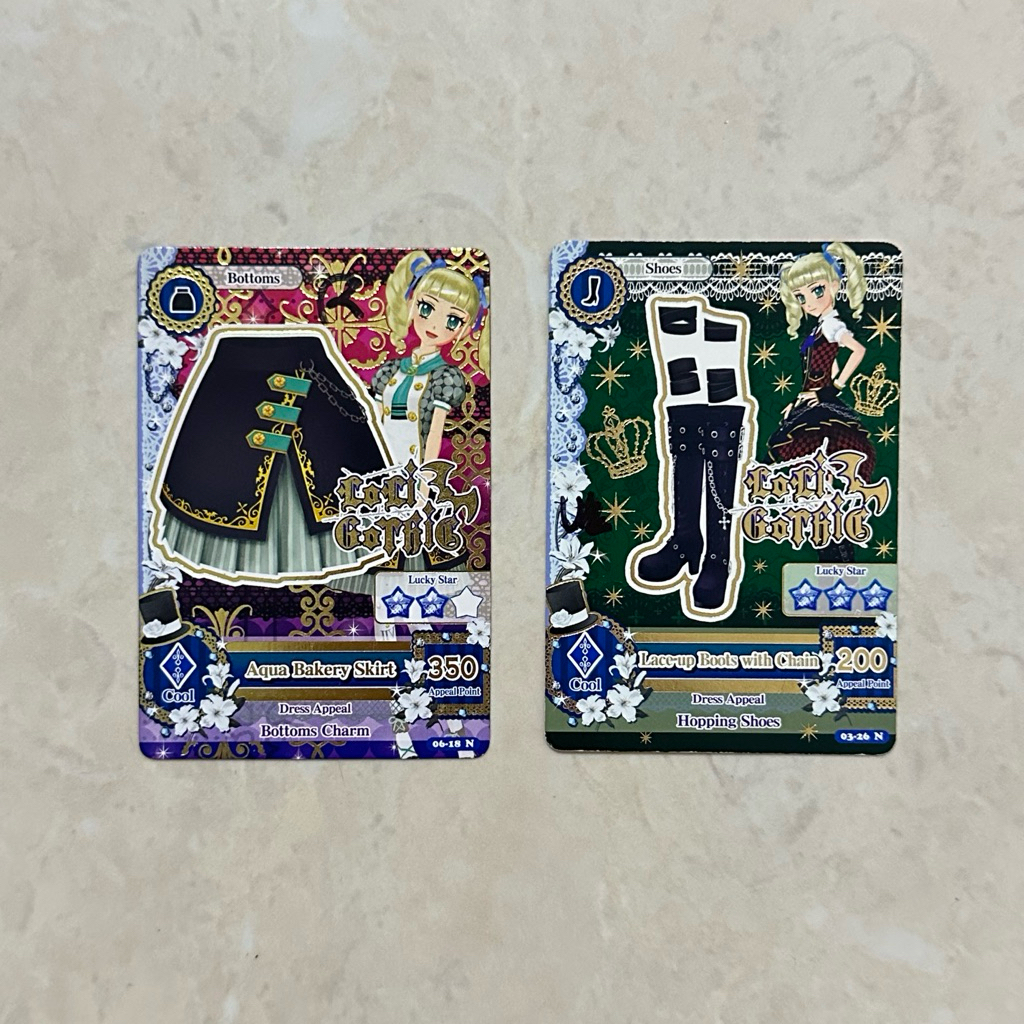 aikatsu card 100% original LOLI GOTHIC