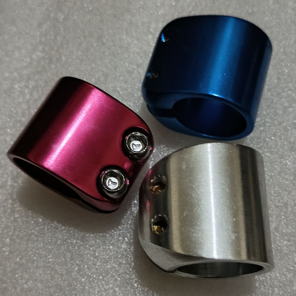 SEATCLAMP SEATPOST OSBMX OS FOR 22.2 SEATPOST ON FRAME 25.4 TAIWAN ALLOY NOS KLEM BATANG SEPEDA BMX 