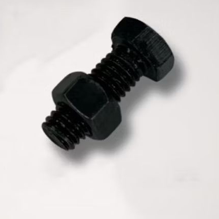 Baut mur baja 3/8x1 baut kunci 14 panjang 2.5 cm baja grade 8.8