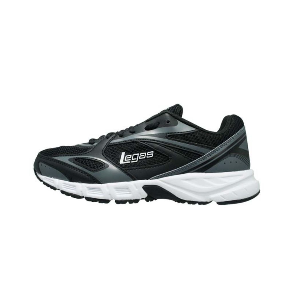 Sepatu League Legas Evade LA Hitam Running Shoes Pria Wanita Original