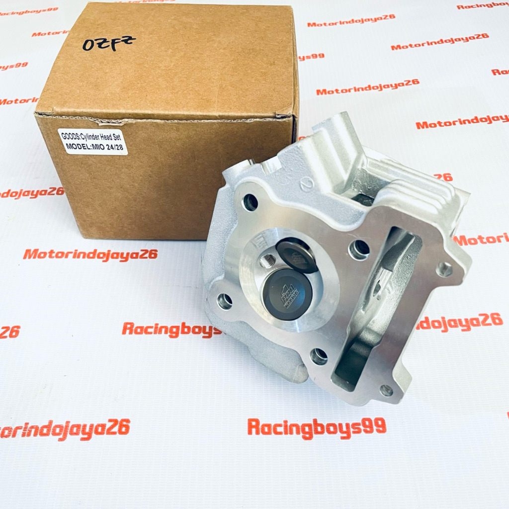 Blok Head Mio Sporty Mio Smile Pro 1 Racing CNC Porting Klep 24 / 28mm