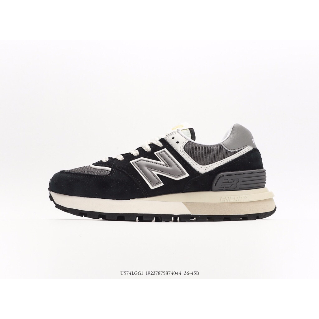 Blackshoes - Sepatu Sneakers New Balance U574LGG1 Legacy Black White Grey