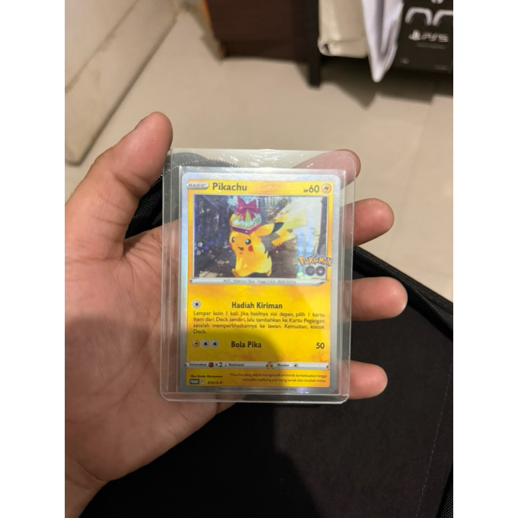 Pokemon TCG Pikachu Pokemon Go Promo 313/S-P