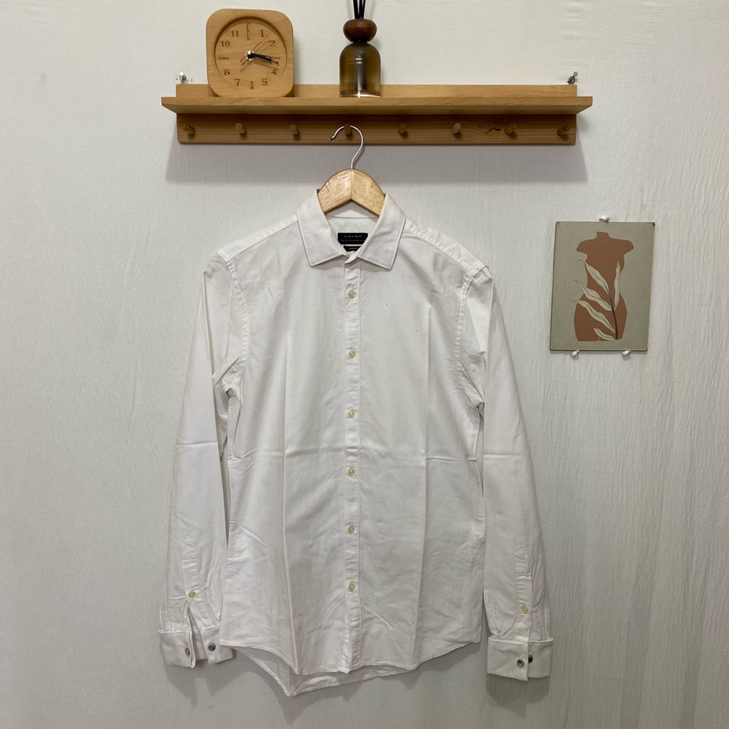 kemeja panjang pria ZARA Man Original size S kondisi bagus