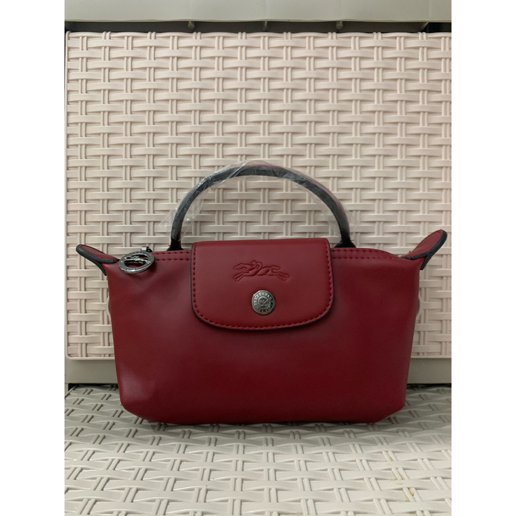 ELCONG CUIR POUCH MAROON / CUIR POUCH MAROON / TAS CUIR POUCH / TAS CUIR MAROON / TAS WANITA / FASHI
