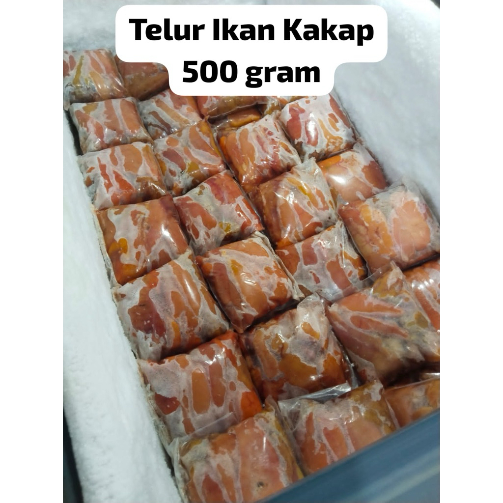 TELUR IKAN KAKAP 500gr