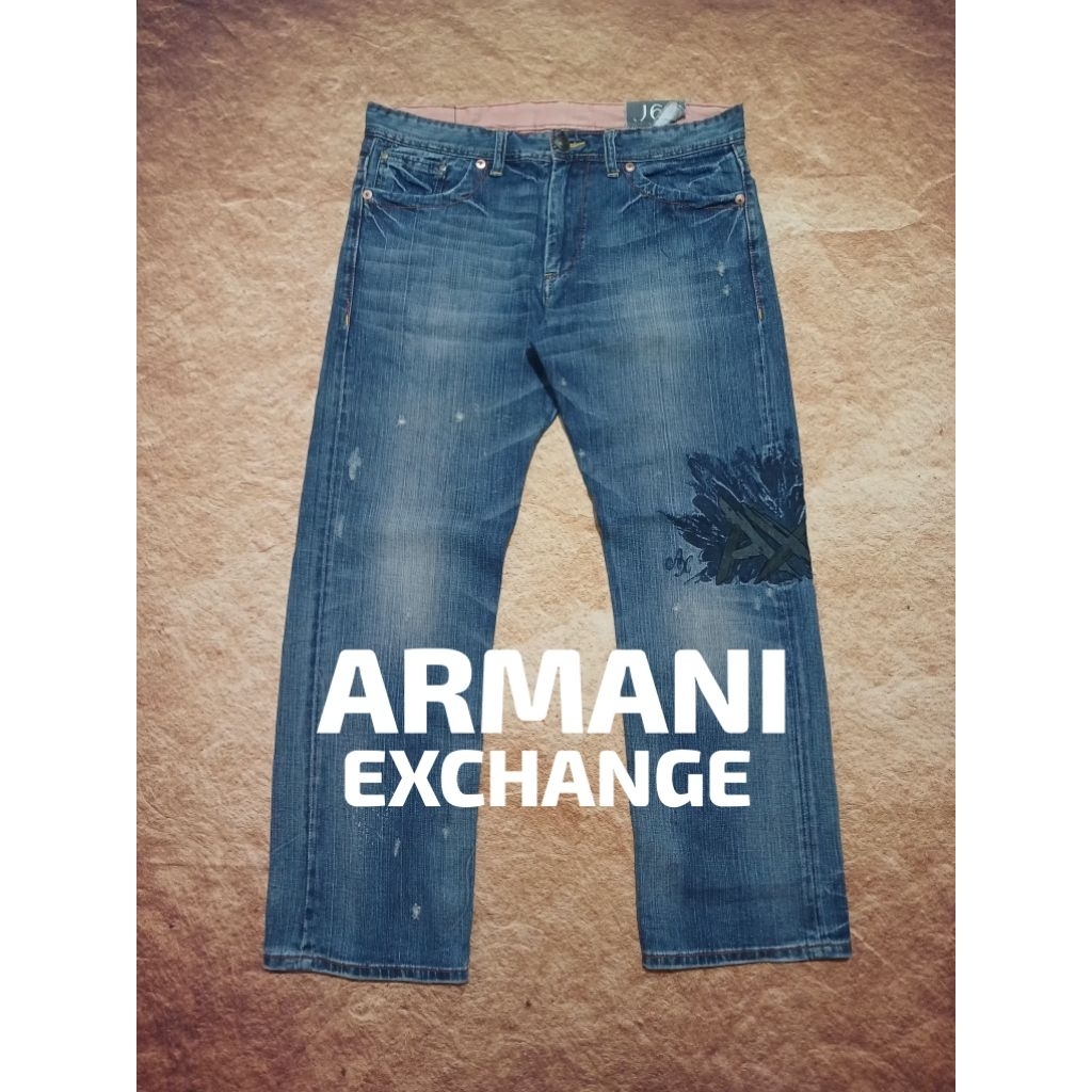 Celana jeans pria ARMANI EXCHANGE reguler bekas murah
