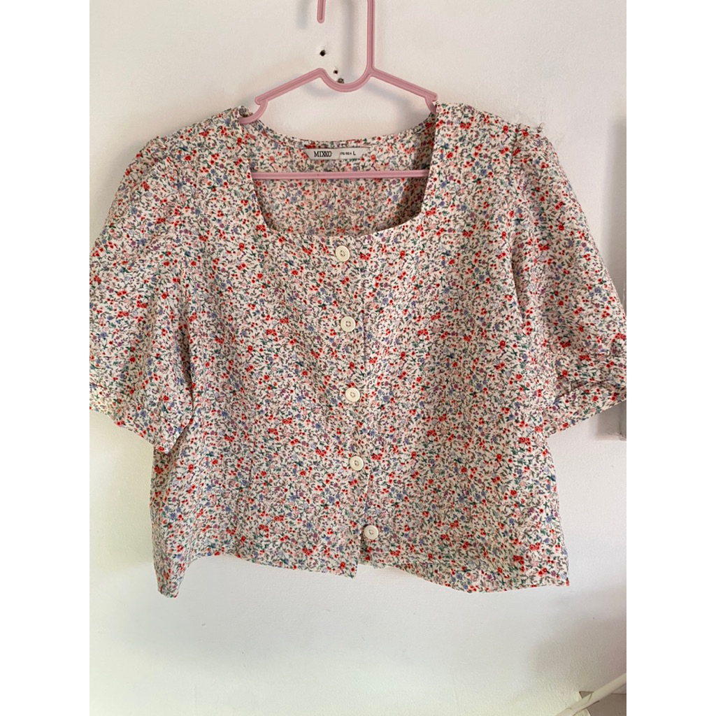 atasan blouse crop korea