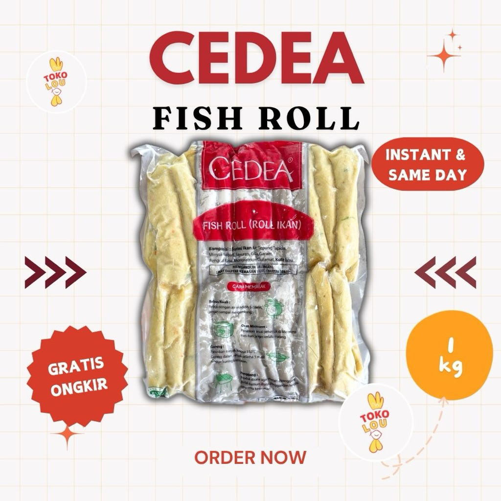 CEDEA FISH ROLL 1kg | CEDEA FISHROLL 1000gr