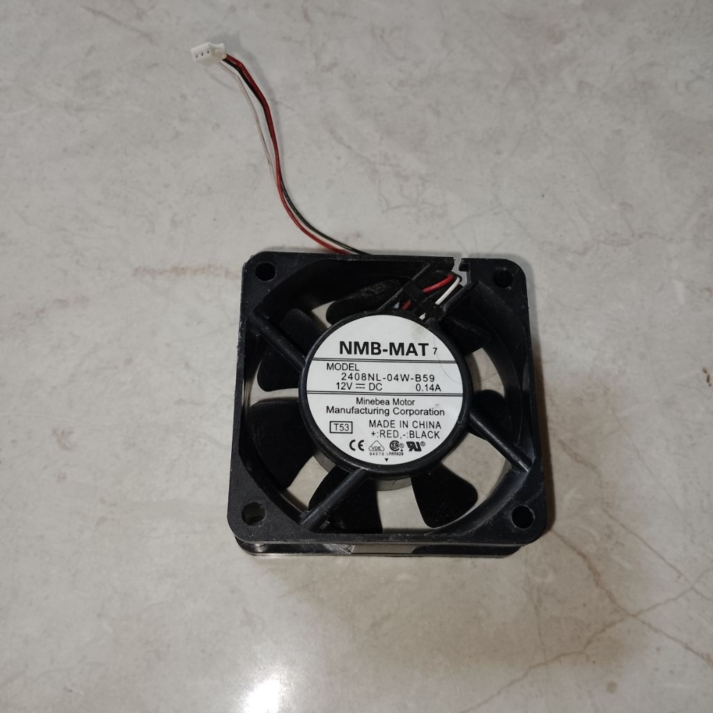 FAN 6CM KIPAS PROYEKTOR NMB 2408NL-04W-B59 12V 0.14A GARANSI