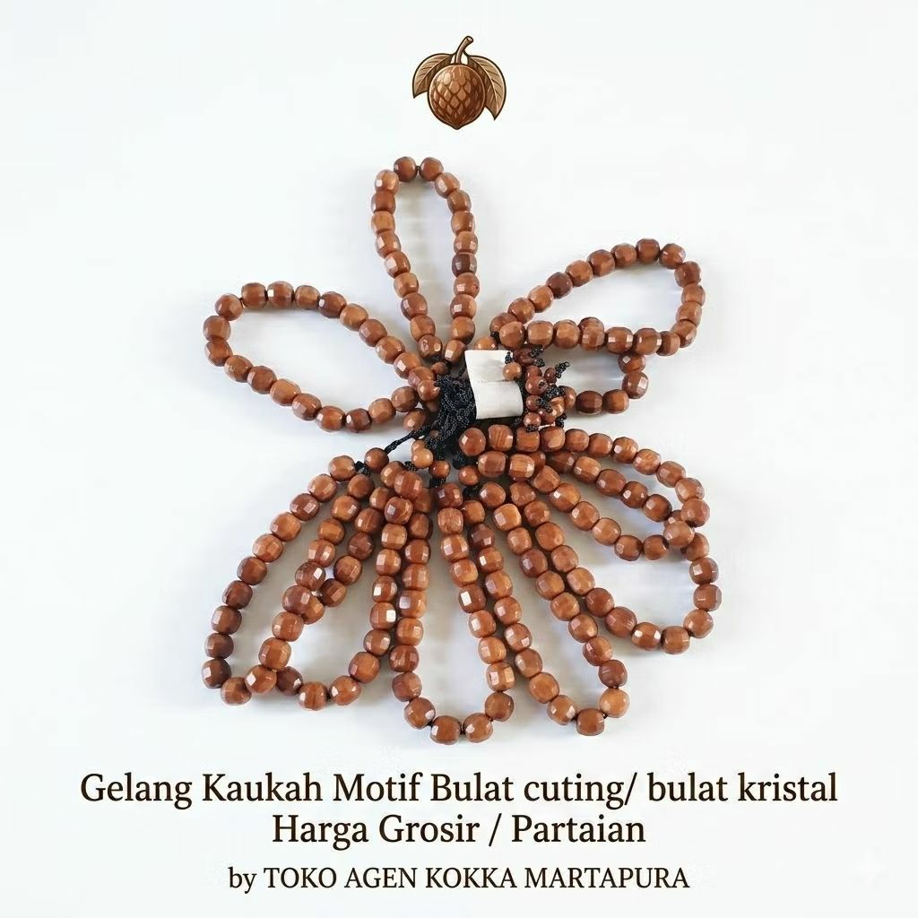 Gelang kokka/ kaukah bulat kristal  gelang Asli turki