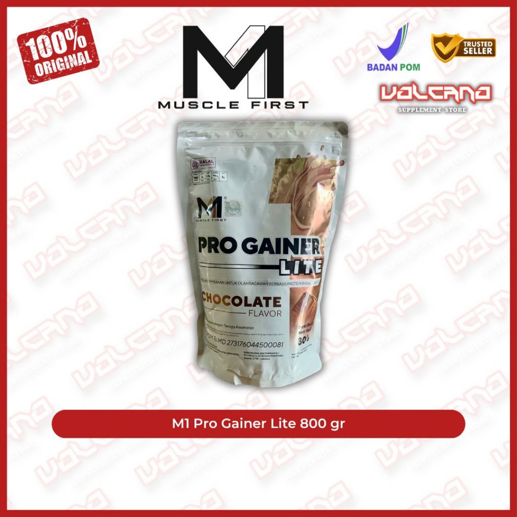 Muscle First Pro Gainer Lite 800 gr M1 mass gain HALAL BPOM
