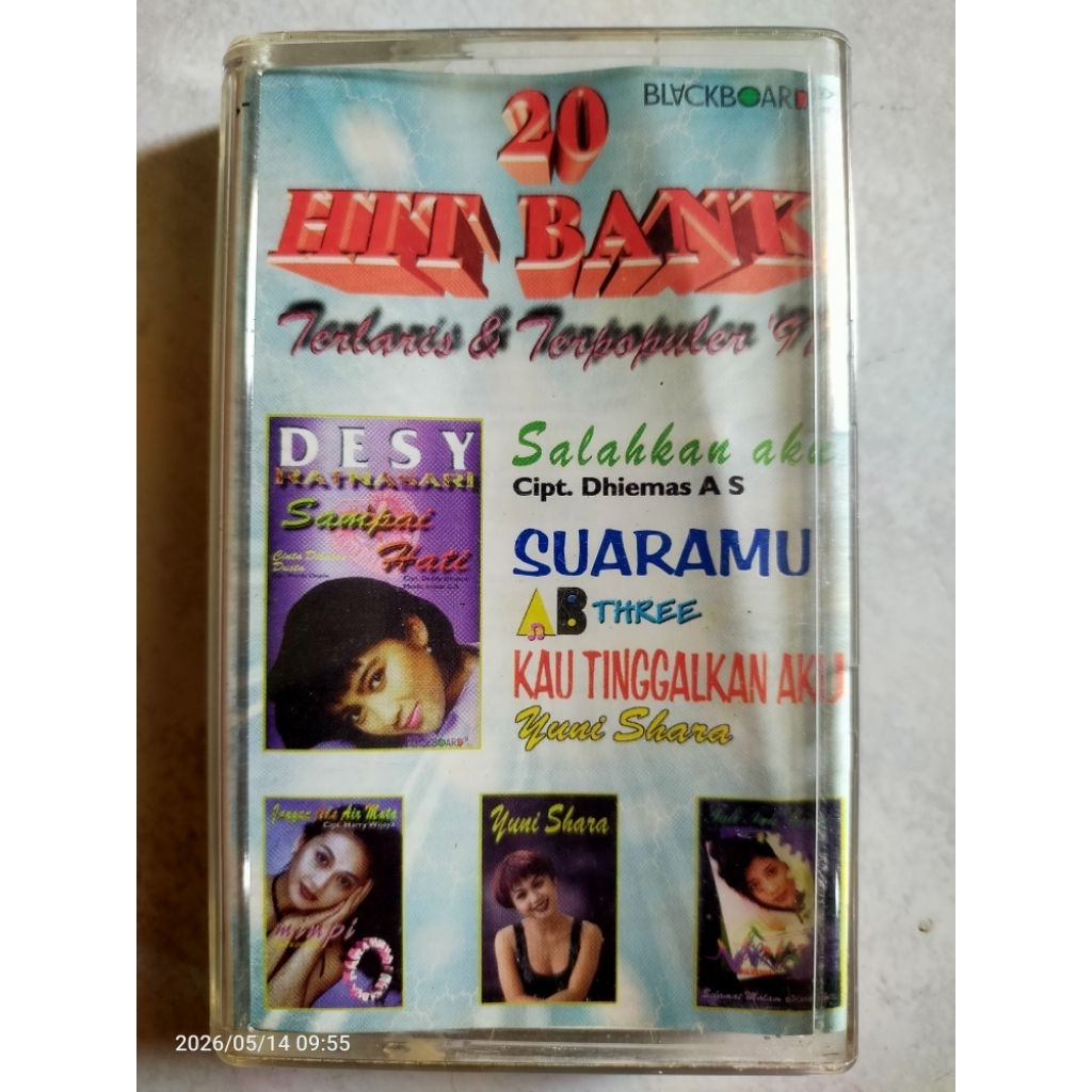 kaset pita jadul 20 HIT BANK TERLARIS & TERPOPULER 97