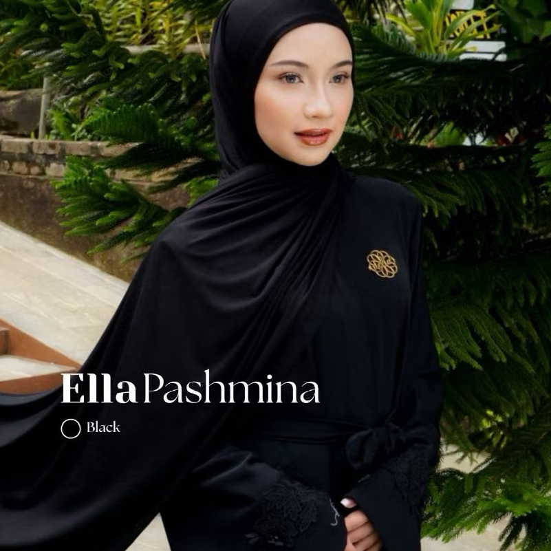 Delia Hijab - Ella Pashmina Hijab Pashmina Elegan Kekinian