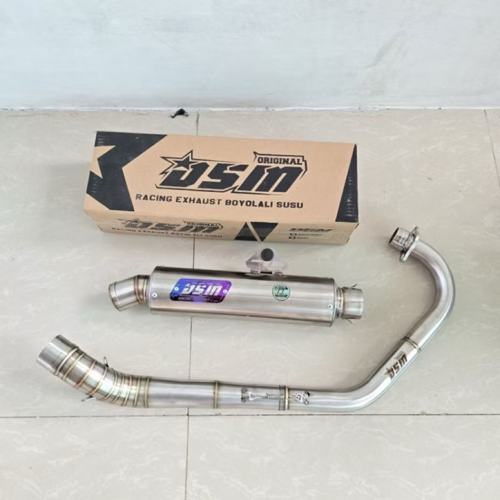 Knalpot DSM Bulat PekaJaman PNP MEGAPRO CB GL Leher Great A