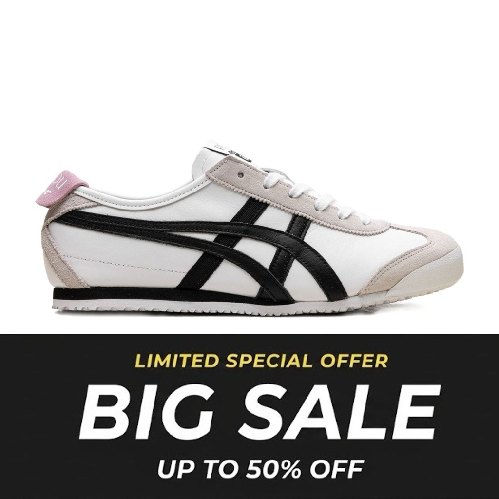 Onitsuka Tiger X Patou Original Mexico 66 White Black Pink Women’s