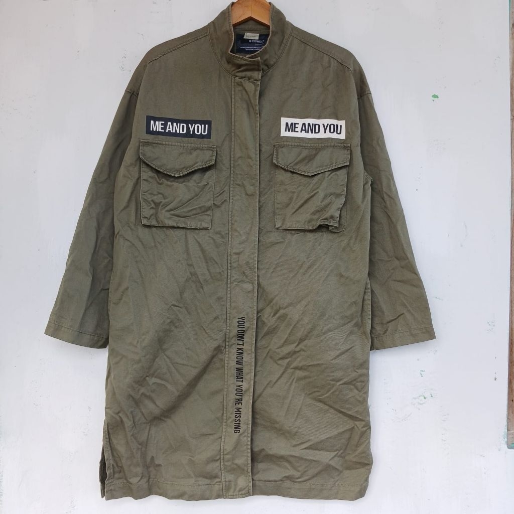 Jacket Long Outer H:Connect Army