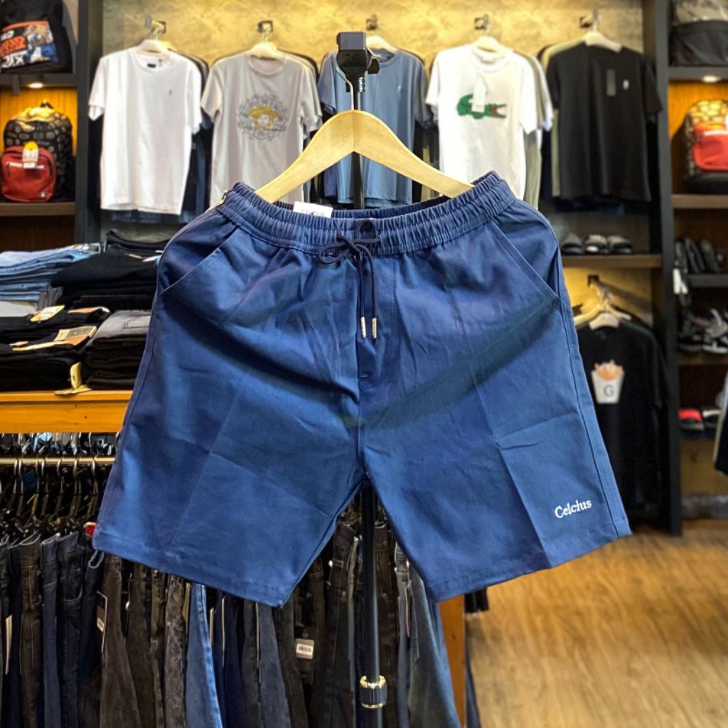 Celcius Series — Celana Pendek Katun Twill Pria Casual Distro Premium